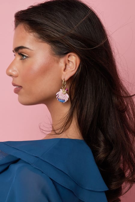 Stainless Steel Drop Earrings shell Casual Daily Romantic Series Women's jewelry