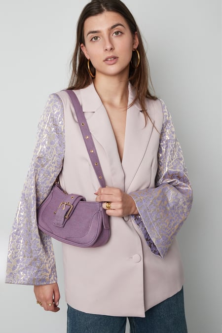 Borsa colorata con dettaglio fibbia