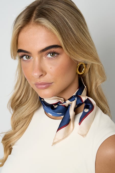 Écharpes d'été à pois, décontractées, en polyester, accessoires quotidiens