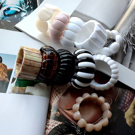 1 Piece Simple Series Classic Geometric Acrylic Acrylic Women's Bangles