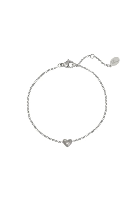 Bracelet Always in my Heart Silver Color Stainless Steel 2