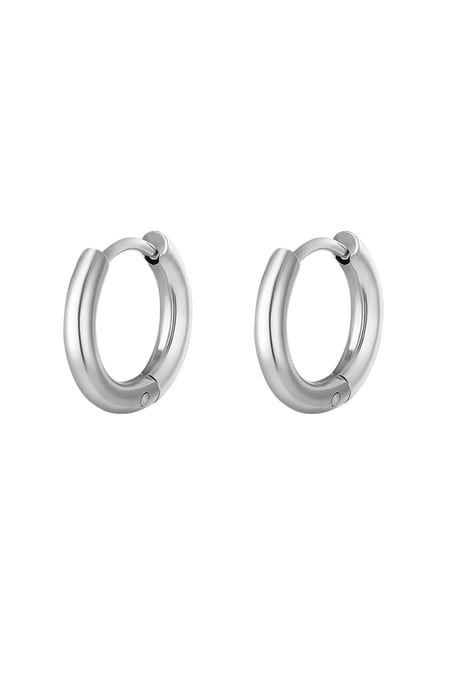 Kreolisch einfach S Silber Edelstahl 2