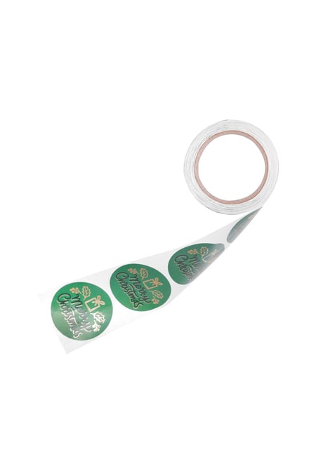 Çıkartmalar Mutlu Noeller Green Paper