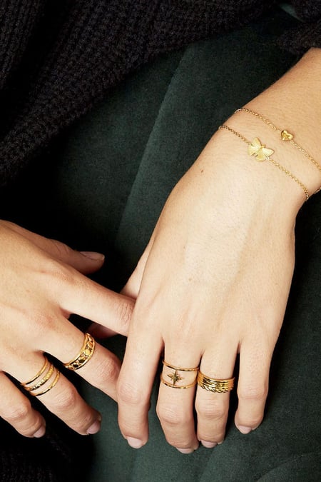 Bracelet Always in my Heart Silver Color Stainless Steel