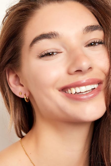 Kreolisch einfach S Silber Edelstahl