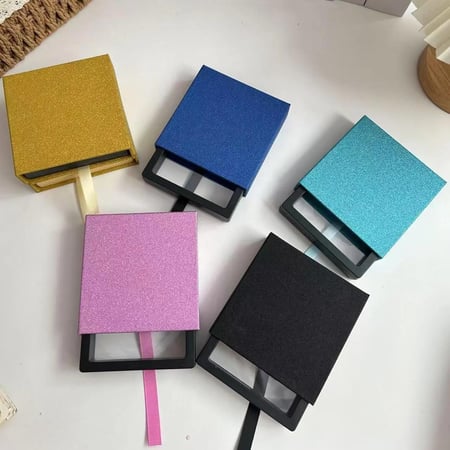 Joyero de papel con forma de mariposa con logotipos personalizados disponibles 2