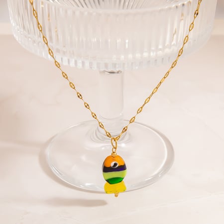 Fish Gold Color Pendant Necklaces