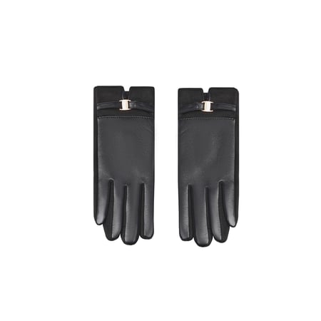 1 paar eenvoudige, elegante effen PU-dameshandschoenen