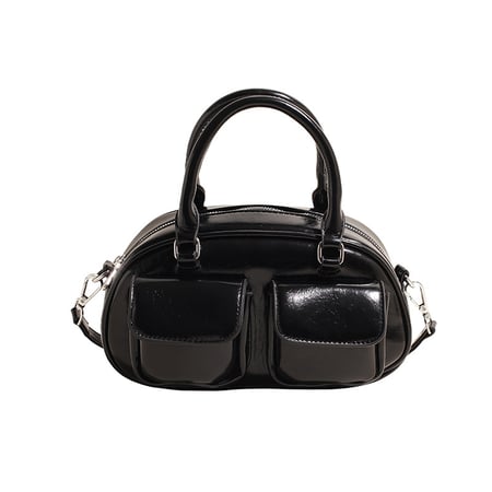 1 Stück Simple Series Lässige einfarbige PU-Damenhandtaschen 2