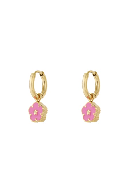 Mini pendientes de flores 2