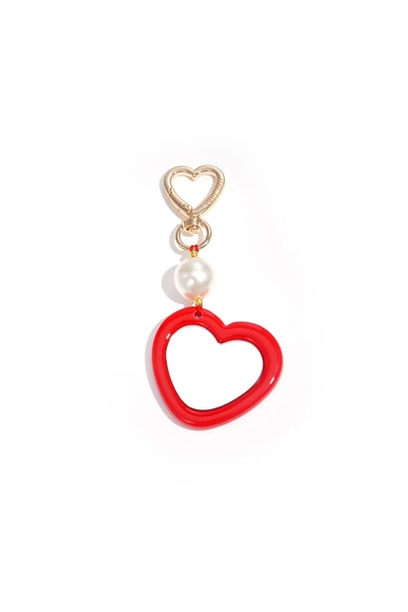 Heart studs with stones 2