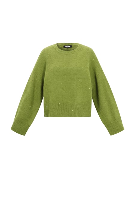 Glitzernder Strickpullover 2