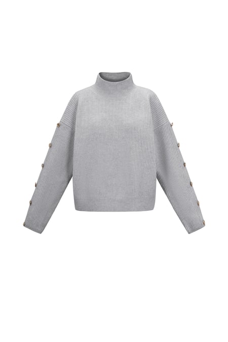 Pullover mit Knöpfen an den Ärmeln 2