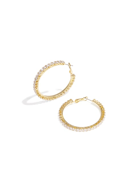 Copper Hoop Earrings Geometric Elegant Christmas Luxurious Series Women's jewelry 2
