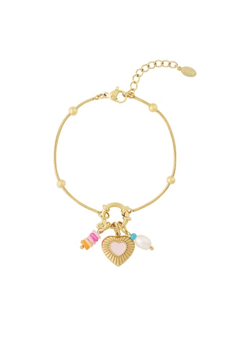 Bonita pulsera DIY de corazón