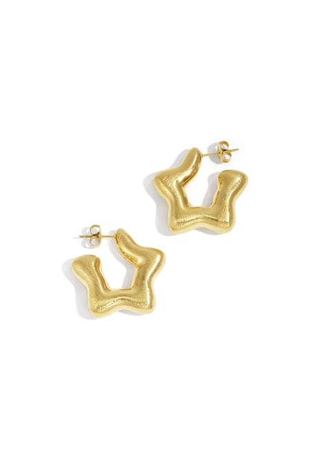 Orecchini a cerchio Star Casual Daily Simple Series Gioielli da donna 2