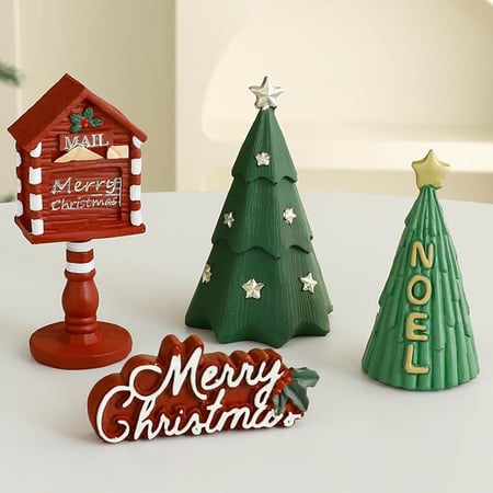 1 Piece Delicate Christmas Resin Party Supplies 2