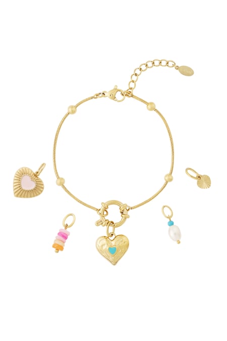 Bonita pulsera DIY de corazón 2