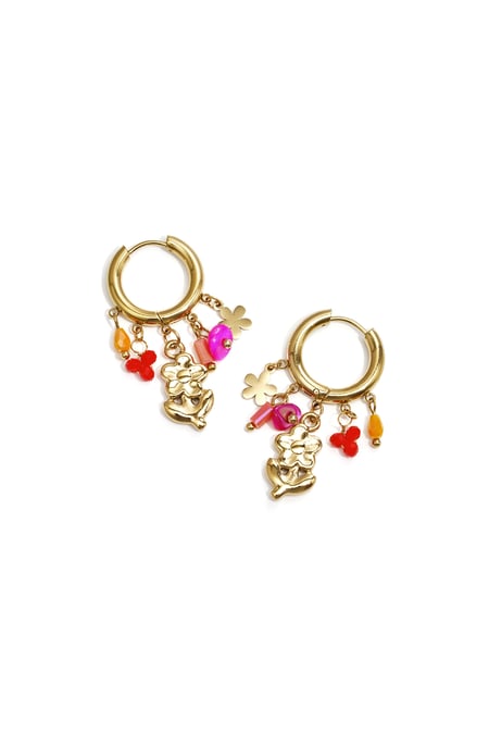 Ohrringe mit Anhänger, Anhänger und Halskette mit Perle 2