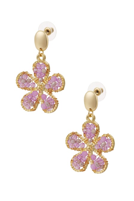 Flower girls earrings 2