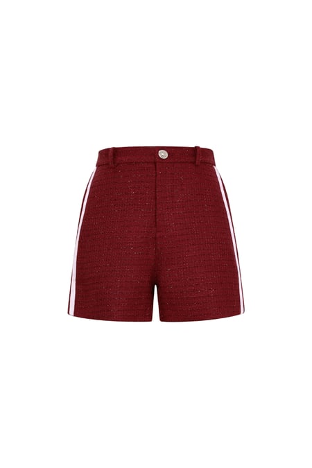 Shorts aus Lurex-Tweed 2