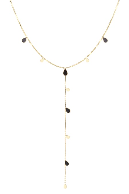 lange ketting emaille druppel 2