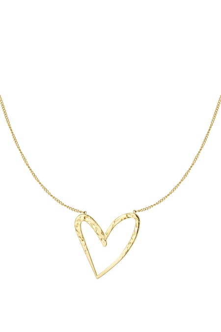 Collier voleur de coeur - doré 2