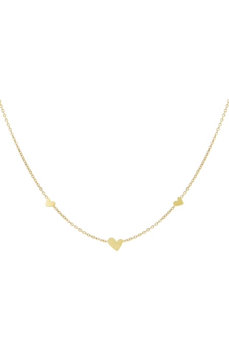classic necklace with hearts 2