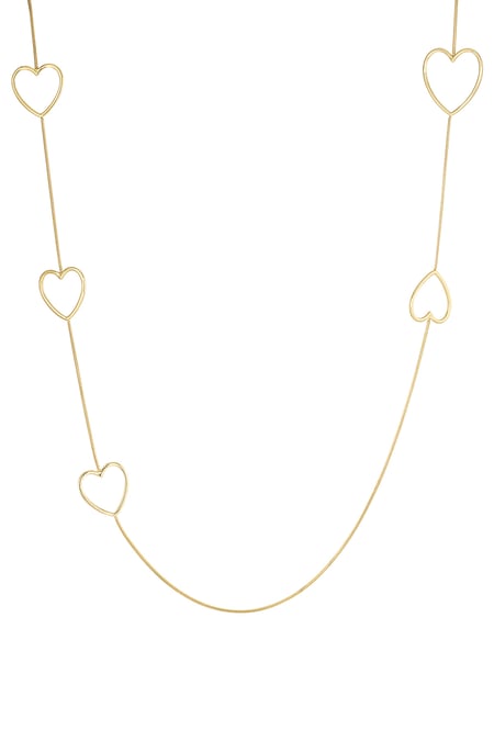 Lange Halskette total verliebt – Goldfarbe - Goldfarbefarbe 2