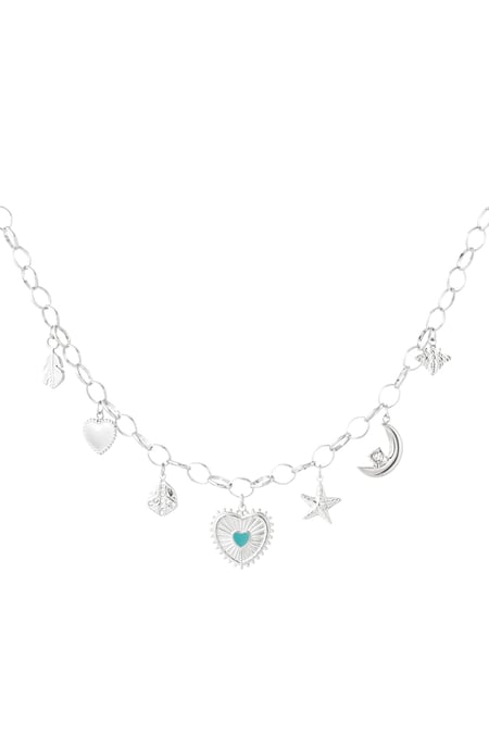 Halskette mit Sunny Love-Charm – Silber 2