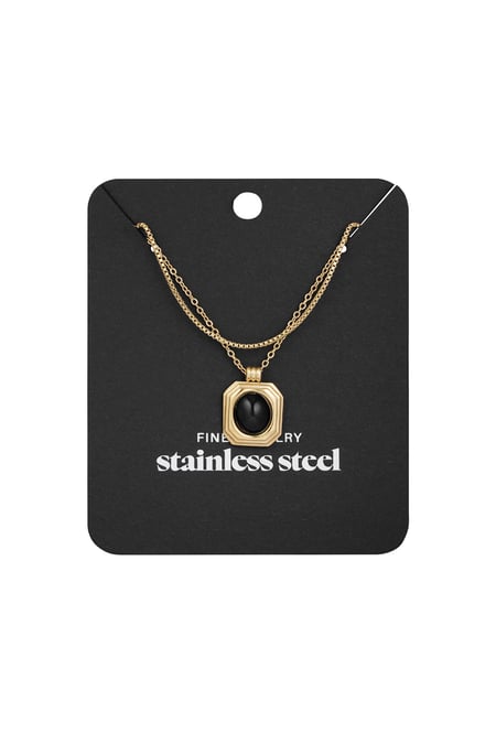 dubbele ketting vintage bedel