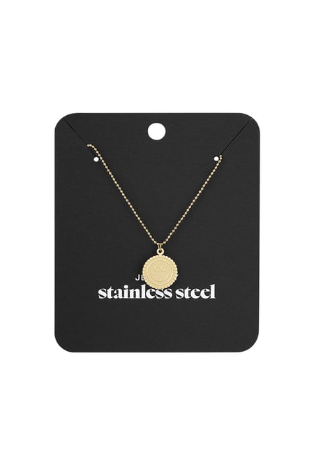 necklace smiley happy life