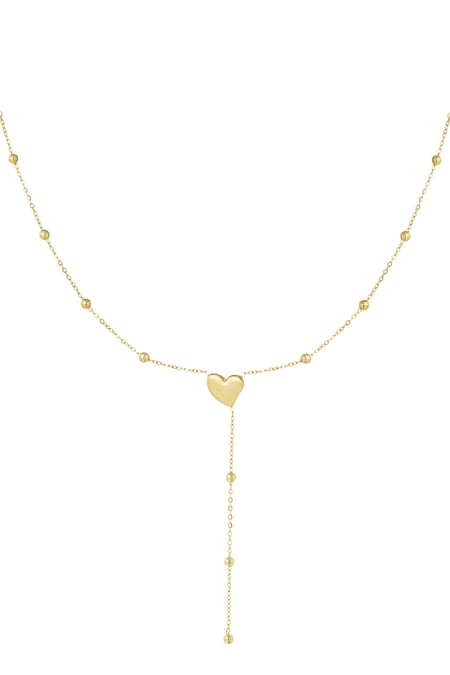 collier coeur avec boules 2
