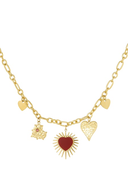 endless hearts necklace 2
