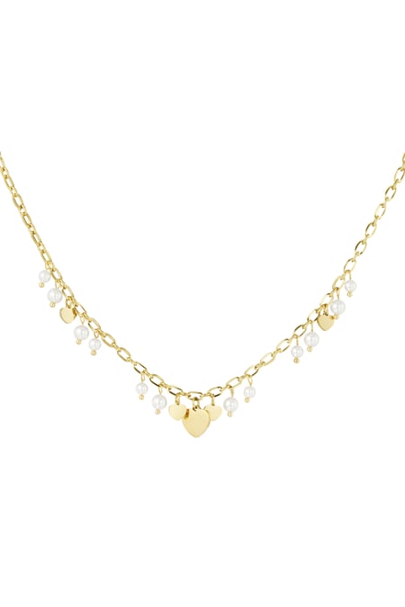hearts & pearls necklace 2