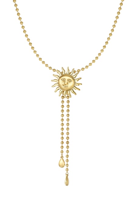 sunny charm long necklace 2