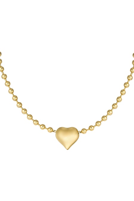 catena cuore grande - colore oro (Pack with plastic bag) 2