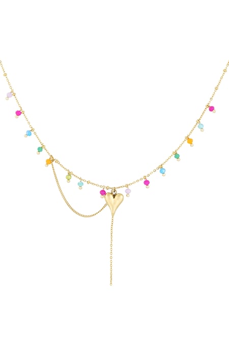 Halskette Love Wins - Goldfarben 2