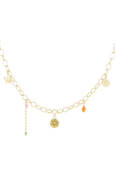 collar con dijes de primavera 2