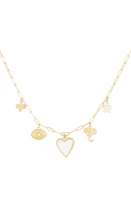 Heartstrings-Halskette - Goldfarben 2