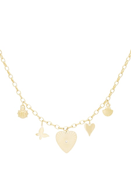 Halskette „Love’s Embrace“ – Goldfarben 2