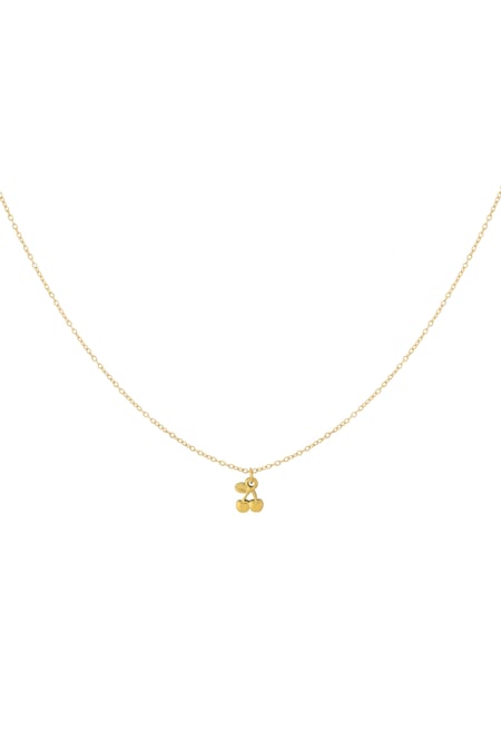 Kirschenkette - Goldfarben 2