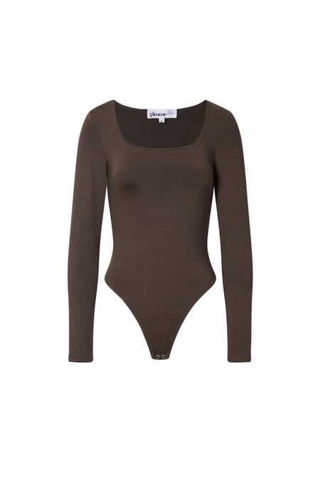 Nylon Shapewear Bodysuit Solid color Basic All Fit  Clothes 2