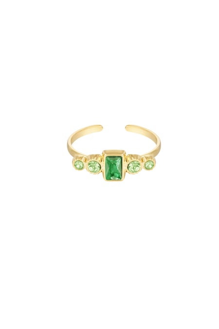 ring green stone 2