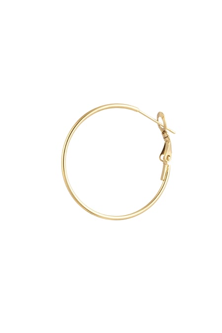 Earring part basic - Gold Color Stainless Steel