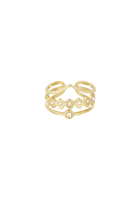 Dreifacher Statement-Ring  2