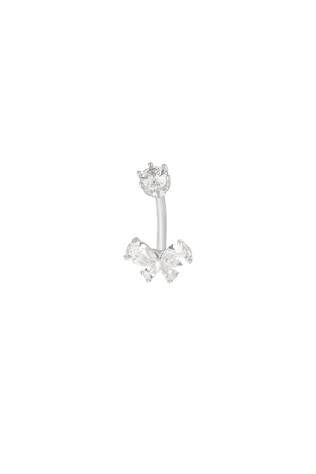 piercing ombelico farfalla celeste 2
