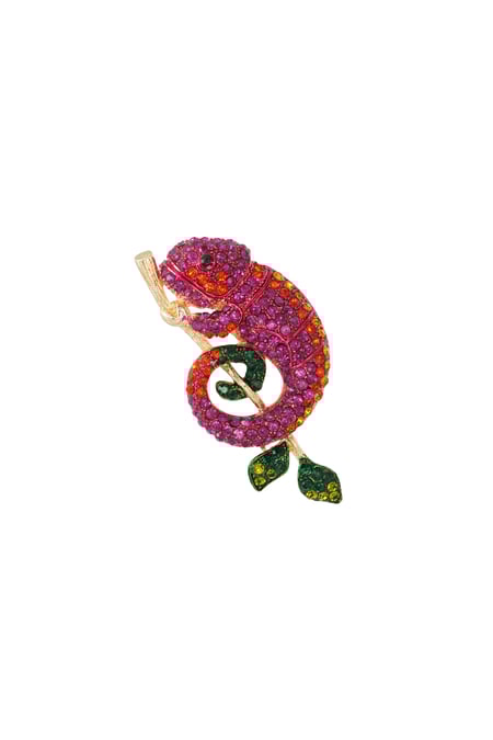 Broche Salamandre - Verte 2