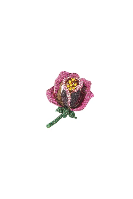 Broche Rose 2