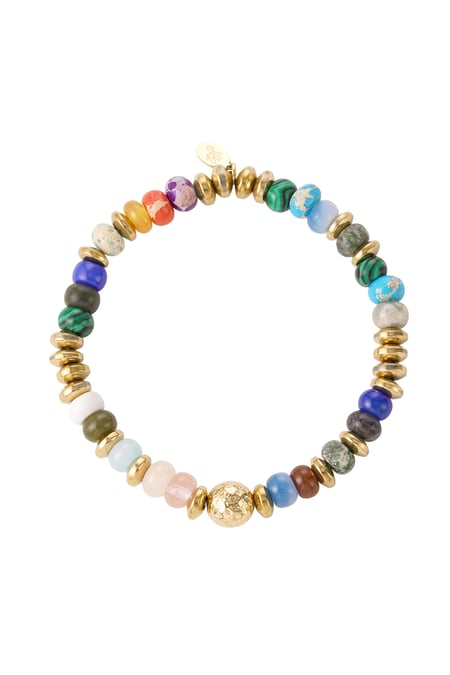 Bracelet colorful stones - multi stone 2